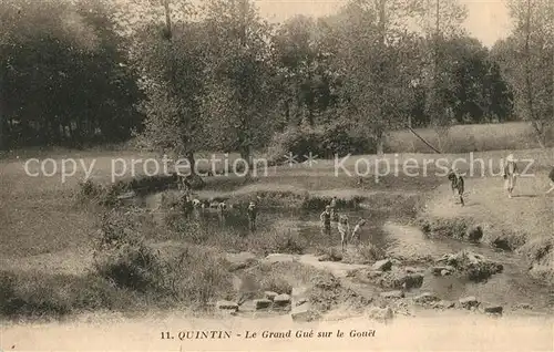 AK / Ansichtskarte Quintin Grand Gue sur le Gottel Quintin
