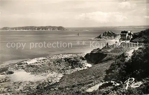 AK / Ansichtskarte Perros Guirec La Corniche vers le Sphinx Perros Guirec