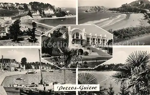 AK / Ansichtskarte Perros Guirec Port Plage Trestraou Casino Perros Guirec