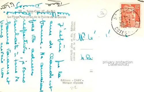AK / Ansichtskarte Saint Cast le Guildo Plage Pointe de la Garde Saint Cast le Guildo
