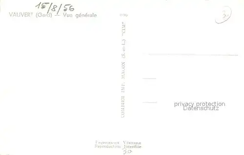 AK / Ansichtskarte Vauvert  Vauvert