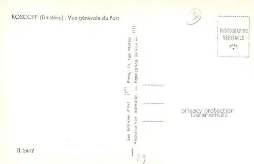 AK / Ansichtskarte Roscoff Port Roscoff