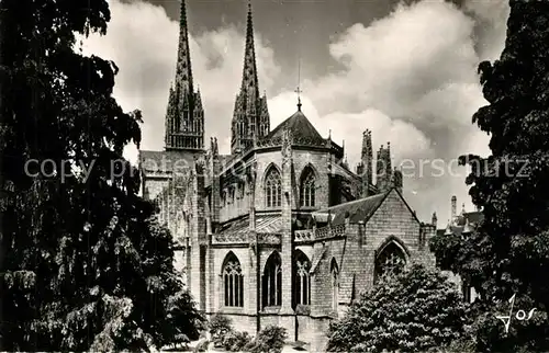AK / Ansichtskarte Quimper Cathedrale St. Corentin Quimper