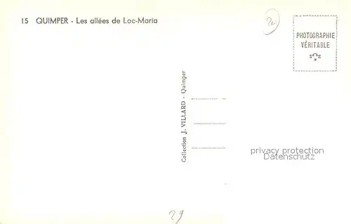 AK / Ansichtskarte Quimper Les all?e de Loc Maria Quimper