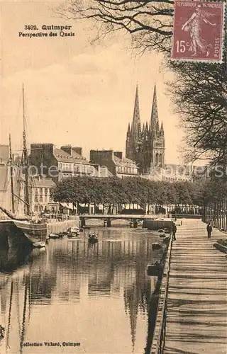 AK / Ansichtskarte Quimper Quais Quimper