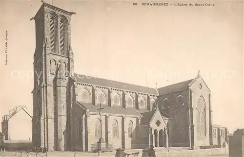 AK / Ansichtskarte Douarnenez Eglise Sacre Coeur Douarnenez