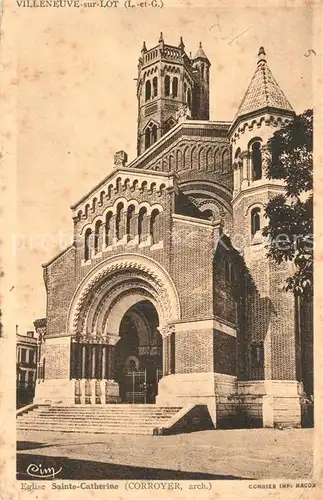 AK / Ansichtskarte Corroy_Marne Eglise Sainte Catherine Corroy Marne