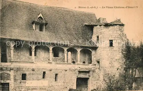 AK / Ansichtskarte Nerac Chateau d`Henri 4. Nerac