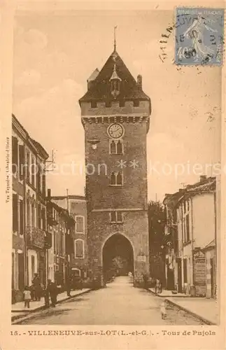 AK / Ansichtskarte Villeneuve sur Lot Tour de Pujols Villeneuve sur Lot