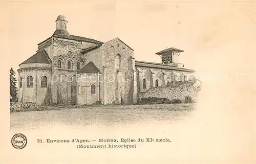 AK / Ansichtskarte Agen_Lot_et_Garonne Moirax Eglise Agen_Lot_et_Garonne