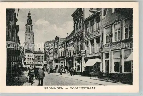 AK / Ansichtskarte Groningen Oosterstraat Kerk Groningen