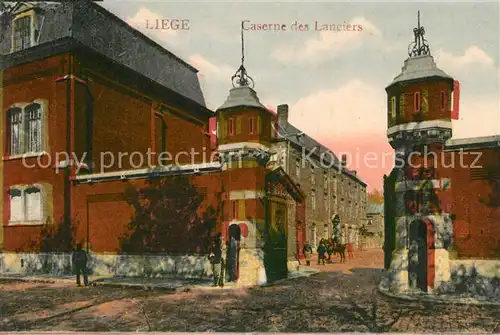 AK / Ansichtskarte Liege_Luettich Caserne des Lanciers Liege Luettich