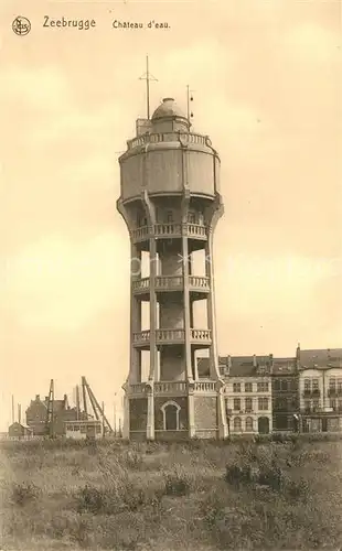 AK / Ansichtskarte Zeebrugge Chateau d eau Zeebrugge