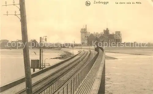 AK / Ansichtskarte Zeebrugge La claire voie du Mole Zeebrugge