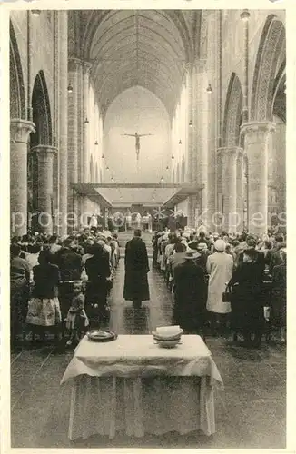 AK / Ansichtskarte Maredsous Abbaye de Maredsous La grande Nef de la Basilique Maredsous