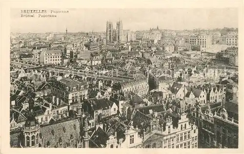 AK / Ansichtskarte Bruxelles_Bruessel Panorama Bruxelles_Bruessel