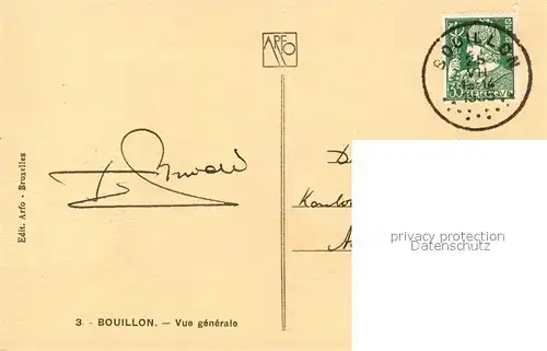 AK / Ansichtskarte Bouillon Vue generale Bouillon