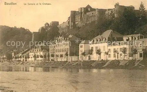AK / Ansichtskarte Bouillon La Semois et le Chateau Bouillon