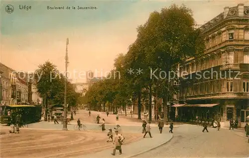 AK / Ansichtskarte Liege_Luettich Boulevard de la Sauveniere Liege Luettich