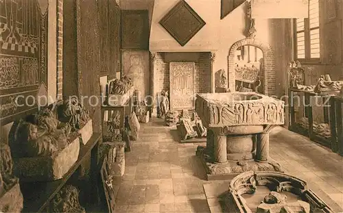 AK / Ansichtskarte Bruges_Flandre Hotel Gruuthuse Collection lapidaire Bruges_Flandre