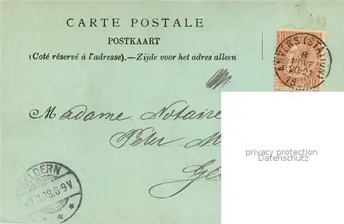 AK / Ansichtskarte Anvers_Antwerpen Banque Nationale Anvers Antwerpen