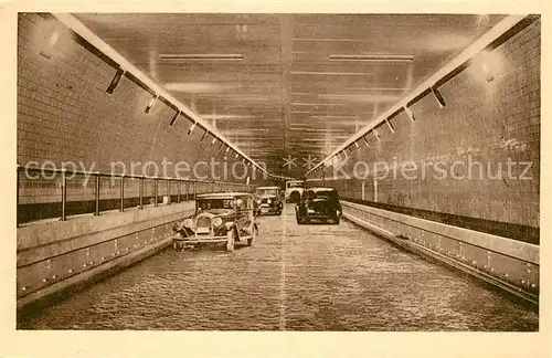 AK / Ansichtskarte Antwerpen_Anvers Binnezicht van den Tunnel voor voertuigen onder de Schelde Antwerpen Anvers