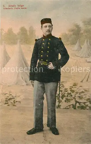 AK / Ansichtskarte Brugge Armee belge Infanterie Petite tenue Brugge