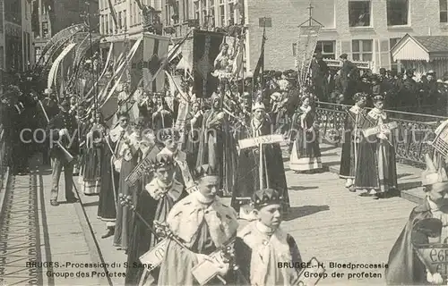 AK / Ansichtskarte Bruges_Flandre Procession du S Sang   Bruges_Flandre