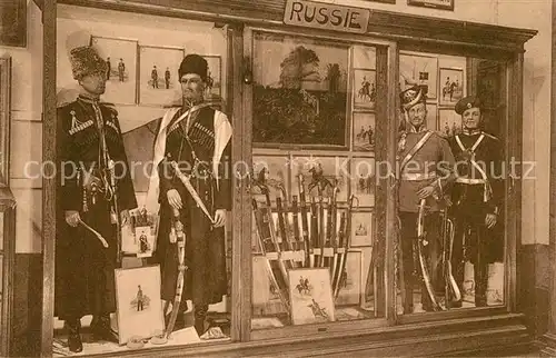 AK / Ansichtskarte Bruxelles_Bruessel Musee Royal de lArmee Russie Cosaques de Sa Majeste et Cosaques du Kouban Bruxelles_Bruessel