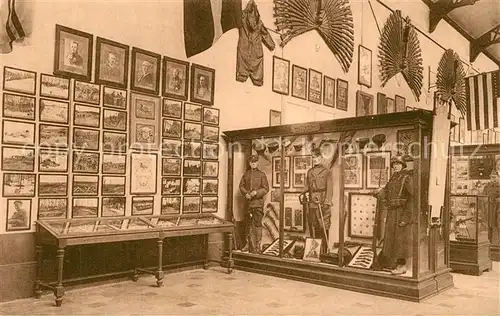 AK / Ansichtskarte Bruxelles_Bruessel Musee Royal de lArmee Hall des Allies 1914 18 Section lettone Bruxelles_Bruessel