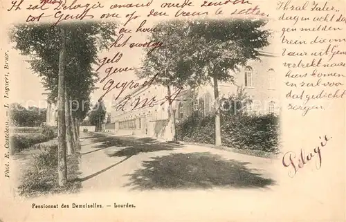 AK / Ansichtskarte Lourdes_Oostakker Pensionnat des Demoiselles Lourdes_Oostakker