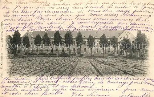 AK / Ansichtskarte Lourdes_Oostakker Pensionnat des Demoiselles Lourdes_Oostakker