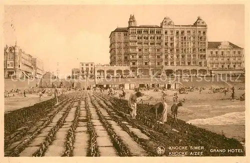 AK / Ansichtskarte Knocke sur Mer Grand Hotel Knocke sur Mer