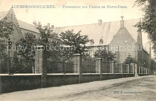 AK / Ansichtskarte Lourdes_Oostakker Pensionnat des Freres de Notre Dame Lourdes_Oostakker
