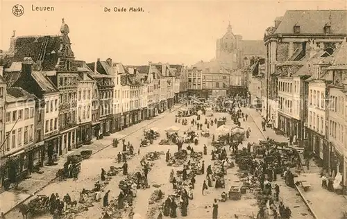AK / Ansichtskarte Leuven De Oude Markt Leuven