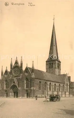 AK / Ansichtskarte Waereghem Kerk Waereghem