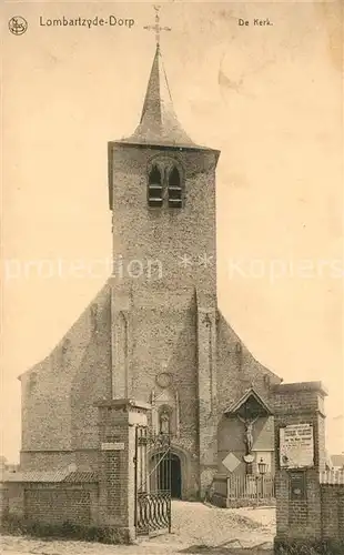 AK / Ansichtskarte Lombartzyde De Kerk Lombartzyde