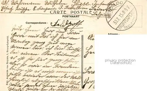 AK / Ansichtskarte Beverloo Camp de Cavalerie Beverloo