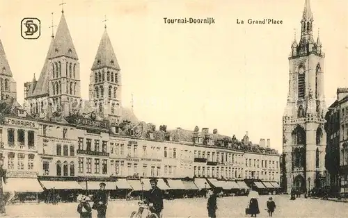 AK / Ansichtskarte Tournai La Grande Place Tournai