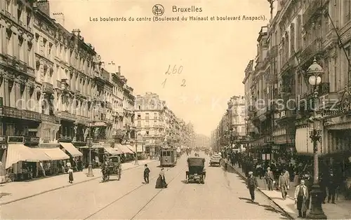 AK / Ansichtskarte Bruxelles_Bruessel Les boulevards du centre  Bruxelles_Bruessel