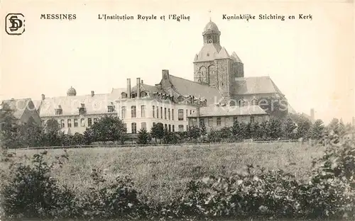 AK / Ansichtskarte Messines Institution Royale et l Eglise Messines