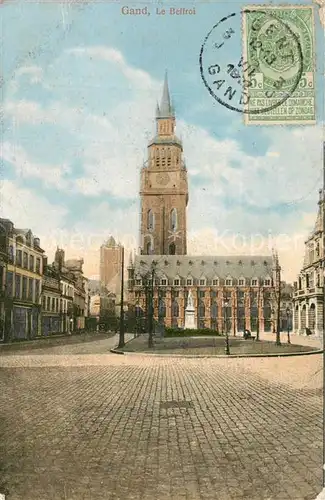 AK / Ansichtskarte Gand_Belgien Le Beffroi Gand Belgien