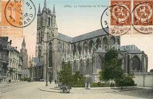 AK / Ansichtskarte Gand_Belgien La Cathedrale de St Bayon Gand Belgien