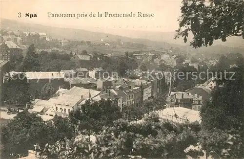 AK / Ansichtskarte Spa_Liege Panorama pris de la Promenade Russe Spa_Liege
