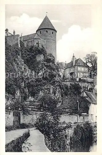 AK / Ansichtskarte Semur en Auxois La Tour du Chateau les Remparts Semur en Auxois