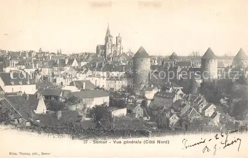 AK / Ansichtskarte Semur en Auxois Panorama Semur en Auxois