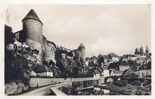 AK / Ansichtskarte Semur en Auxois Le Donjon le Pont Pinard Semur en Auxois
