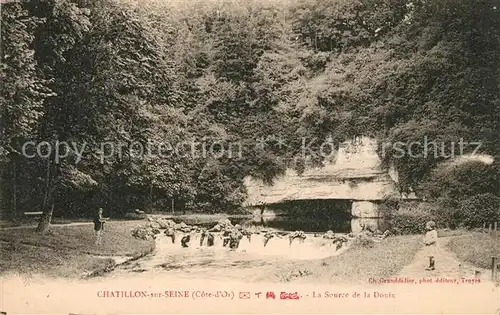AK / Ansichtskarte Chatillon sur Seine La Source de la Douix Chatillon sur Seine