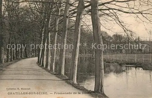 AK / Ansichtskarte Chatillon sur Seine Promenade de la Douix Chatillon sur Seine