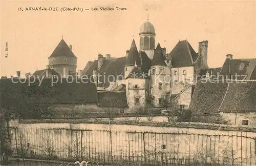 AK / Ansichtskarte Arnay le Duc Les Vieilles Tours Arnay le Duc